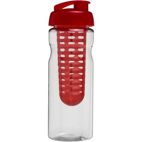 H2O Active® Base 650 ml Sportflasche mit Klappdeckel und Infusor (Art.-Nr. CA886855) - Einwandige Sportflasche mit ergonomische...