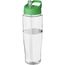 H2O Active® Tempo 700 ml Sportflasche mit Ausgussdeckel (transparent, grün) (Art.-Nr. CA887233)
