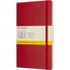 Moleskine Classic Softcover Notizbuch L  kariert (scharlachrot) (Art.-Nr. CA888162)