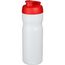 Baseline® Plus 650 ml Sportflasche mit Klappdeckel (transparent, rot) (Art.-Nr. CA888642)