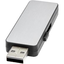 Light Up USB Stick mit weißem Licht (schwarz, silber, weiss) (Art.-Nr. CA895037)