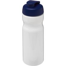 H2O Active® Base 650 ml Sportflasche mit Klappdeckel (weiss, blau) (Art.-Nr. CA895962)