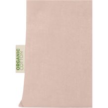Orissa 140 g/m² GOTS Tragetasche aus Bio-Baumwolle 7L (Pale blush pink) (Art.-Nr. CA896439)