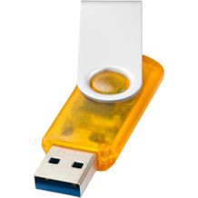 Rotate USB-Stick 3.0 transparent (orange) (Art.-Nr. CA899468)