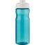 H2O Active® Base 650 ml Sportflasche mit Klappdeckel (aquablau, weiss) (Art.-Nr. CA899793)