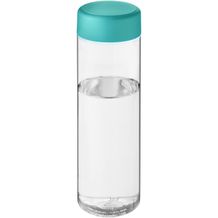 H2O Active® Vibe 850 ml Sportflasche mit Drehdeckel (transparent, aquablau) (Art.-Nr. CA903084)