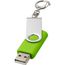 Rotate mit Schlüsselanhänger USB-Stick (limone) (Art.-Nr. CA903574)