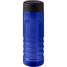 H2O Active® Eco Treble 750 ml Sportflasche mit Drehdeckel (blau, schwarz) (Art.-Nr. CA903740)