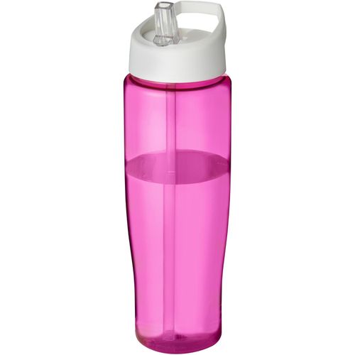 H2O Active® Tempo 700 ml Sportflasche mit Ausgussdeckel (Art.-Nr. CA905320) - Einwandige Sportflasche mit einem...