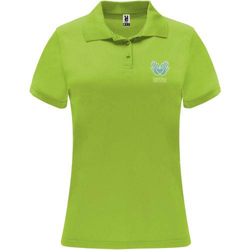 Monzha Sport Poloshirt für Damen (Art.-Nr. CA910933) - Kurzärmeliges Funktions-Poloshirt f...
