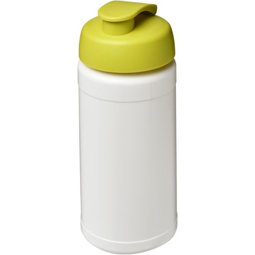 Baseline® Plus 500 ml Sportflasche mit Klappdeckel (Art.-Nr. CA913322) - Einwandige Sportflasche. Verfügt üb...