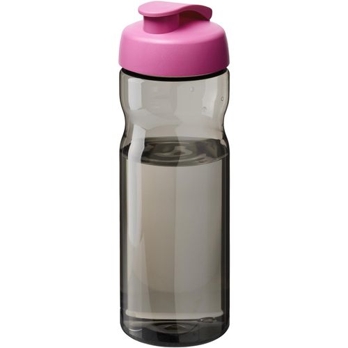 H2O Active® Eco Base 650 ml Sportflasche mit Klappdeckel (Art.-Nr. CA913900) - Einwandige Sportflasche mit ergonomische...
