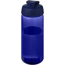 H2O Active® Octave Tritan 600-ml-Sportflasche mit Klappdeckel (blau) (Art.-Nr. CA917026)