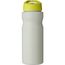 H2O Active® Eco Base 650 ml Sportflasche mit Ausgussdeckel (elfenbeinweiß, limone) (Art.-Nr. CA917998)