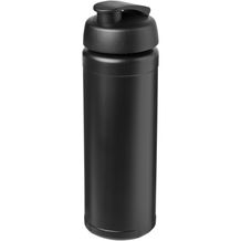 Baseline® Plus grip 750 ml Sportflasche mit Klappdeckel (Schwarz) (Art.-Nr. CA918779)