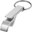 Tao Schlüsselanhänger mit Flaschen- und Dosenöffner aus recyceltem RCS Aluminium (silber) (Art.-Nr. CA920569)