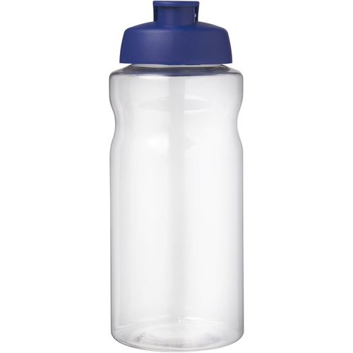 H2O Active® Big Base 1L Sportflasche mit Klappdeckel (Art.-Nr. CA928244) - Einwandige Sportflasche mit ergonomische...