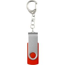 Rotate mit Schlüsselanhänger USB-Stick (mittelrot) (Art.-Nr. CA930791)