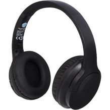 Loop Bluetooth®-Kopfhörer aus recyceltem Kunststoff (Schwarz) (Art.-Nr. CA931350)