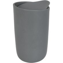 Mysa 400 ml doppelwandiger Keramikbecher (Grau) (Art.-Nr. CA936559)