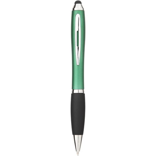 Nash Stylus Kugelschreiber farbig mit schwarzem Griff (Art.-Nr. CA939716) - Stylus Kugelschreiber mit Drehmechanismu...