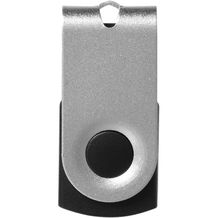 Mini USB-Stick (silber, schwarz) (Art.-Nr. CA939916)