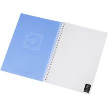 Rothko A5 Notizbuch mit Spiralbindung (blau mattiert, weiss) (Art.-Nr. CA940004)