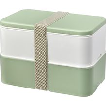 MIYO Renew Doppel-Lunchbox (elfenbeinweiß, seaglass green, kieselgrau) (Art.-Nr. CA940959)