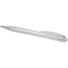 Honua Kugelschreiber aus recyceltem PET-Kunststoff (weiss, transparent klar) (Art.-Nr. CA943065)