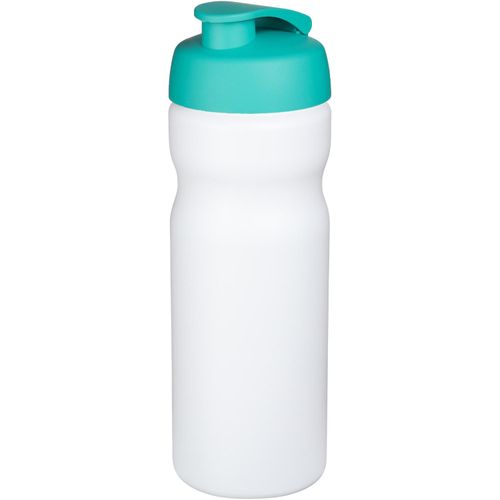 Baseline® Plus 650 ml Sportflasche mit Klappdeckel (Art.-Nr. CA945015) - Einwandige Sportflasche. Verfügt üb...