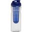 H2O Active® Base 650 ml Sportflasche mit Klappdeckel und Infusor (transparent, blau) (Art.-Nr. CA945260)