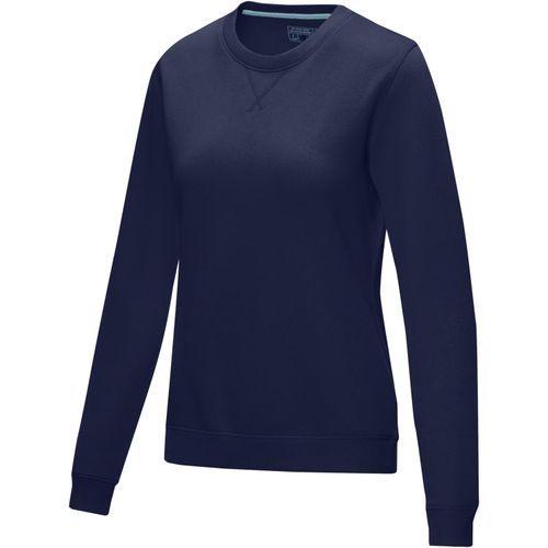 Jasper Pullover mit Rundhalsausschnitt aus Bio-Material für Damen (Art.-Nr. CA947608) - Der Jasper Pullover mit Rundhalsausschni...