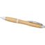 Nash Kugelschreiber aus Bambus (natur, weiss) (Art.-Nr. CA950533)