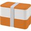 MIYO Doppel-Lunchbox (orange, weiss) (Art.-Nr. CA951025)
