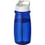 H2O Active® Pulse 600 ml Sportflasche mit Ausgussdeckel (blau, weiss) (Art.-Nr. CA951282)