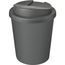 Americano® Espresso Eco 250 ml recycelter Isolierbecher mit auslaufsicherem Deckel (Grau) (Art.-Nr. CA952540)