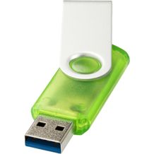 Rotate USB-Stick 3.0 transparent (grün) (Art.-Nr. CA953756)