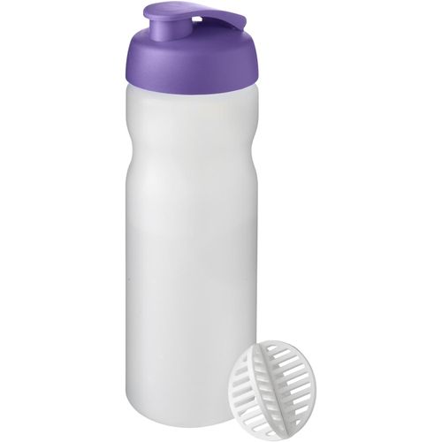 Baseline Plus 650 ml Shakerflasche (Art.-Nr. CA955128) - Einwandige Sportflasche mit Shaker-Ball...