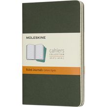 Moleskine Cahier Journal Taschenformat  liniert (myrtengrün) (Art.-Nr. CA955217)