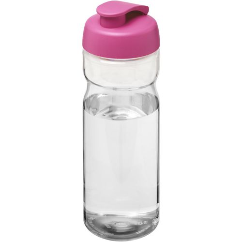 H2O Active® Base 650 ml Sportflasche mit Klappdeckel (Art.-Nr. CA957283) - Einwandige Sportflasche mit ergonomische...