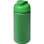 Baseline 500 ml recycelte Sportflasche mit Klappdeckel (grün) (Art.-Nr. CA961387)