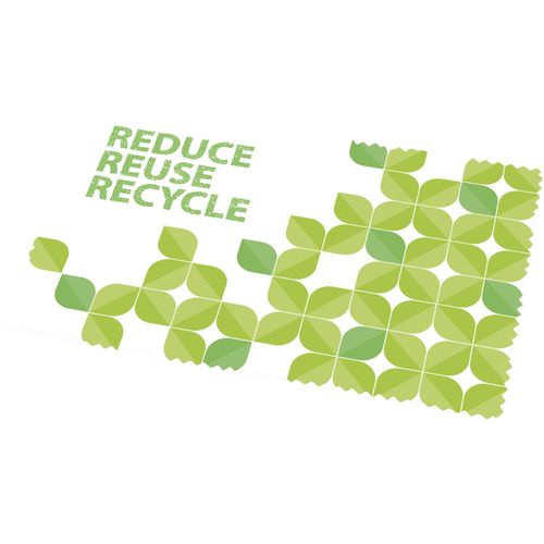 Caro kleines Reinigungstuch aus recyceltem PET Kunststoff (Art.-Nr. CA964298) - Reinigungstuch aus recyceltem PET...