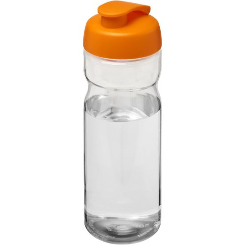 H2O Active® Base Tritan 650 ml Sportflasche mit Klappdeckel (Art.-Nr. CA966595) - Einwandige Sportflasche mit ergonomische...
