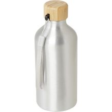 Malpeza 500 ml RCS-zertifizierte Wasserflasche aus recyceltem Aluminium (silber) (Art.-Nr. CA968543)