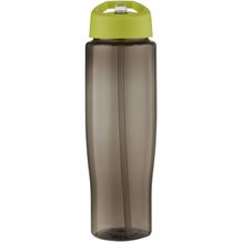 H2O Active® Eco Tempo 700 ml Sportflasche mit Ausgussdeckel (limone, kohle) (Art.-Nr. CA971786)