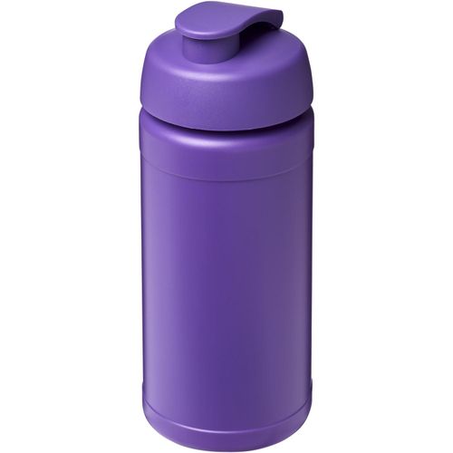 Baseline® Plus 500 ml Sportflasche mit Klappdeckel (Art.-Nr. CA972231) - Einwandige Sportflasche. Verfügt üb...