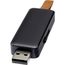 Gleam 8 GB USB-Stick mit Leuchtfunktion (Schwarz) (Art.-Nr. CA975692)
