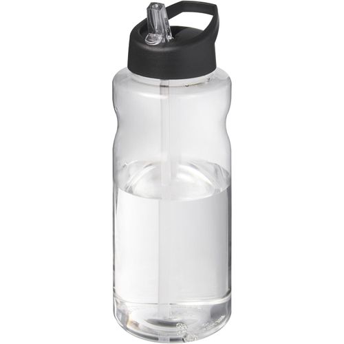 H2O Active® Big Base 1L Sportflasche mit Ausgussdeckel (Art.-Nr. CA976379) - Einwandige Sportflasche mit ergonomische...