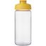 H2O Active® Octave Tritan 600-ml-Sportflasche mit Klappdeckel (transparent klar, gelb) (Art.-Nr. CA977494)