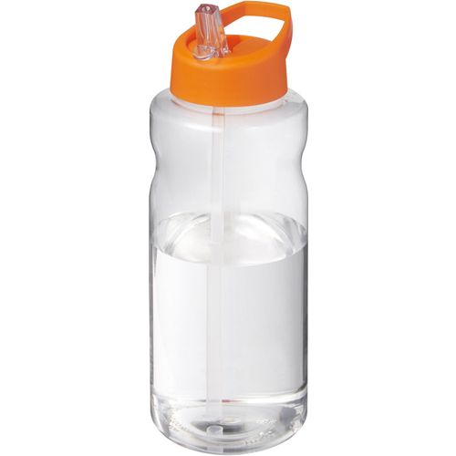 H2O Active® Big Base 1L Sportflasche mit Ausgussdeckel (Art.-Nr. CA978000) - Einwandige Sportflasche mit ergonomische...